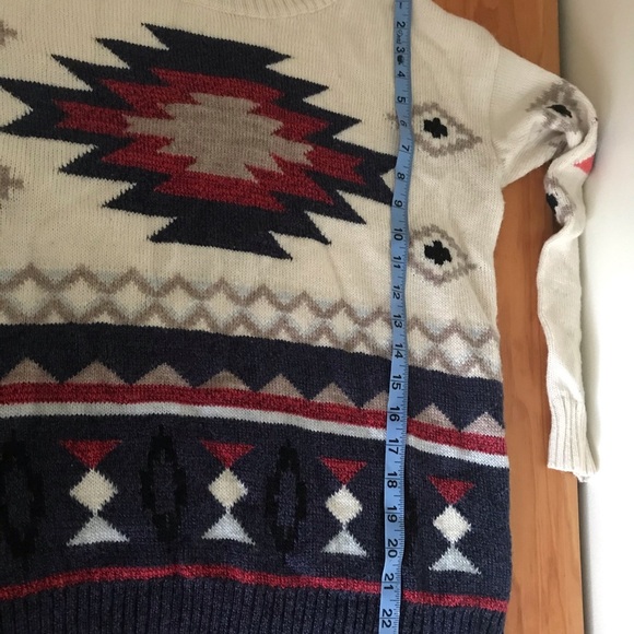American eagle outfitters sweater abstract multicolor wool blend size M - Picture 5 of 13